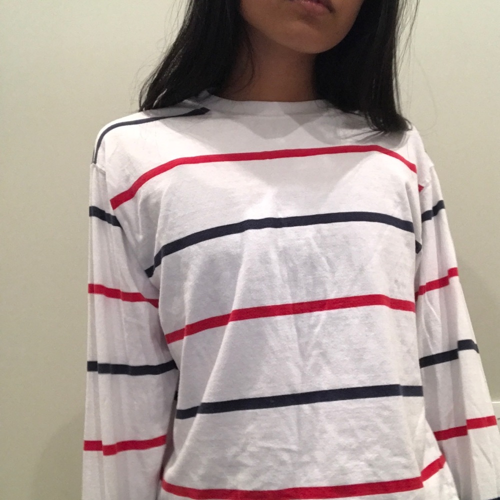 brandy melville striped acacia top